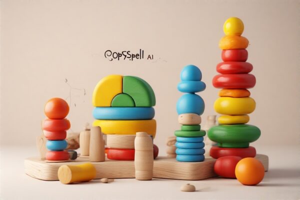 Wooden Montessori Stacking Toy – Ages 1+